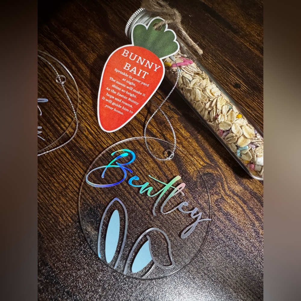 Easter Bunny Gift Tags & Bunny Bait Tubes